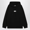 MM6 Maison Margiela Black Numeric cotton hoodie