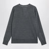 MM6 Maison Margiela Grey wool sweater with Numeric logo
