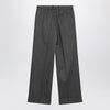 MM6 Maison Margiela Wide grey wool-blend trousers