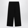 MM6 Maison Margiela Black wide-leg jersey trousers