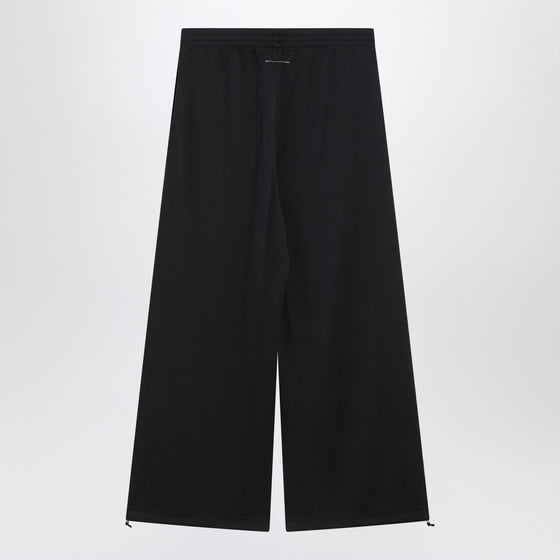 MM6 X Salomon Wide black jogging trousers