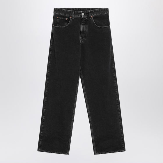MM6 Maison Margiela Wide jeans in black denim