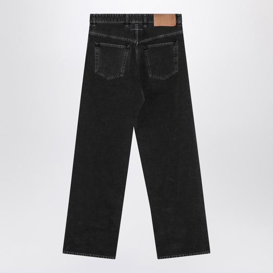 MM6 Maison Margiela Wide jeans in black denim