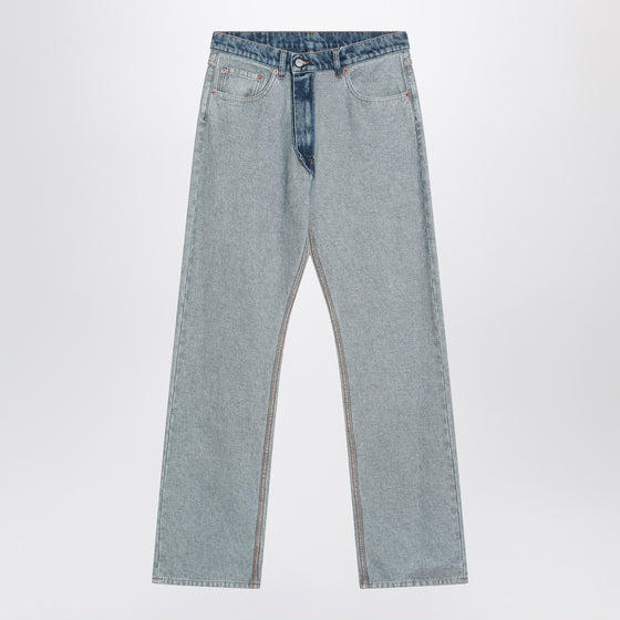 MM6 Maison Margiela Two-tone washed jeans
