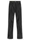 Mm6 Maison Margiela Leather-effect Pants