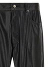 Mm6 Maison Margiela Leather-effect Pants