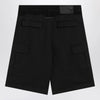MM6 Maison Margiela Black wool-blend cargo bermuda shorts
