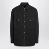 LEMAIRE Black Western cotton shirt