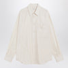 LEMAIRE Ivory cotton and silk shirt