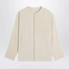 LEMAIRE Light beige silk-blend shirt
