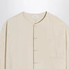 LEMAIRE Light beige silk-blend shirt