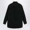 LEMAIRE Long-sleeve shirt with chest pockets in black cotton