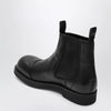 MM6 Maison Margiela Black leather Chelsea Biker boots