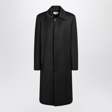  MM6 Maison Margiela Black wool-blend coat