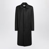 MM6 Maison Margiela Black wool-blend coat
