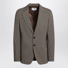  MM6 Maison Margiela Single-breasted jacket brown in wool blend