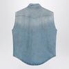 MM6 Maison Margiela Faded blue vest with rips