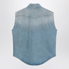 MM6 Maison Margiela Faded blue vest with rips