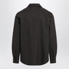 MM6 Maison Margiela Two-tone brown shirt in wool blend