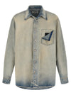 Mm6 Maison Margiela Numeric Signature Mm6 Denim Shirt