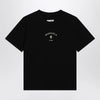 MM6 Maison Margiela Black T-shirt with logo print