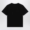 MM6 Maison Margiela Black T-shirt with logo print