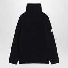  MM6 Maison Margiela Black wool turtleneck sweater