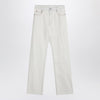 MM6 Maison Margiela White jeans with patches