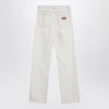 MM6 Maison Margiela White jeans with patches