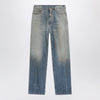 MM6 Maison Margiela Mid-blue washed-effect denim jeans