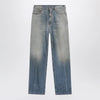 MM6 Maison Margiela Mid-blue washed-effect denim jeans