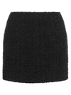 Balmain Embossed Button Detail Miniskirt
