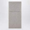 LEMAIRE Taupe trompe-l''oeil skirt in wool blend