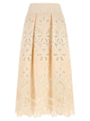 Elie Saab Carving Embroidery Skirt