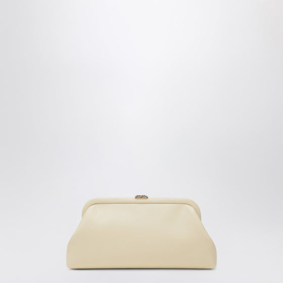 Jimmy Choo Skylar clutch in butter-colored leather