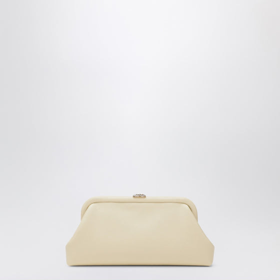 Jimmy Choo Skylar clutch in butter-colored leather