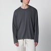 Tekla Black washed long-sleeve T-shirt