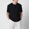 Tekla Black washed short-sleeve T-shirt