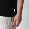 Tekla Black washed short-sleeve T-shirt