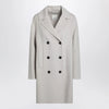 S Max Mara Sand-coloured midi coat in wool drap