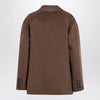S Max Mara Brown double-wool single-breasted jacket
