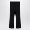 S Max Mara Black cotton-blend trousers