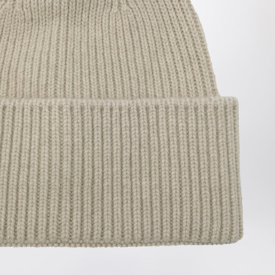 Destin Ivory wool and cashmere beanie