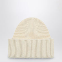  Destin White wool and cashmere beanie