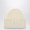 Destin White wool and cashmere beanie