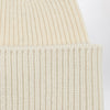 Destin White wool and cashmere beanie