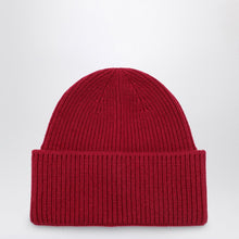  Destin Burgundy wool and cashmere beanie