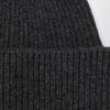 Destin Anthracite grey cashmere blend beanie