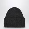 Destin Anthracite wool and cashmere beanie