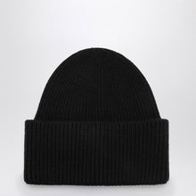  Destin Black wool and cashmere beanie